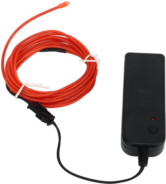 Fishine LED Fahrradrahmenlicht Wasserdichtes Streifenlicht für Roller und Fahrräder in Rot und Schwarz - Bild 1