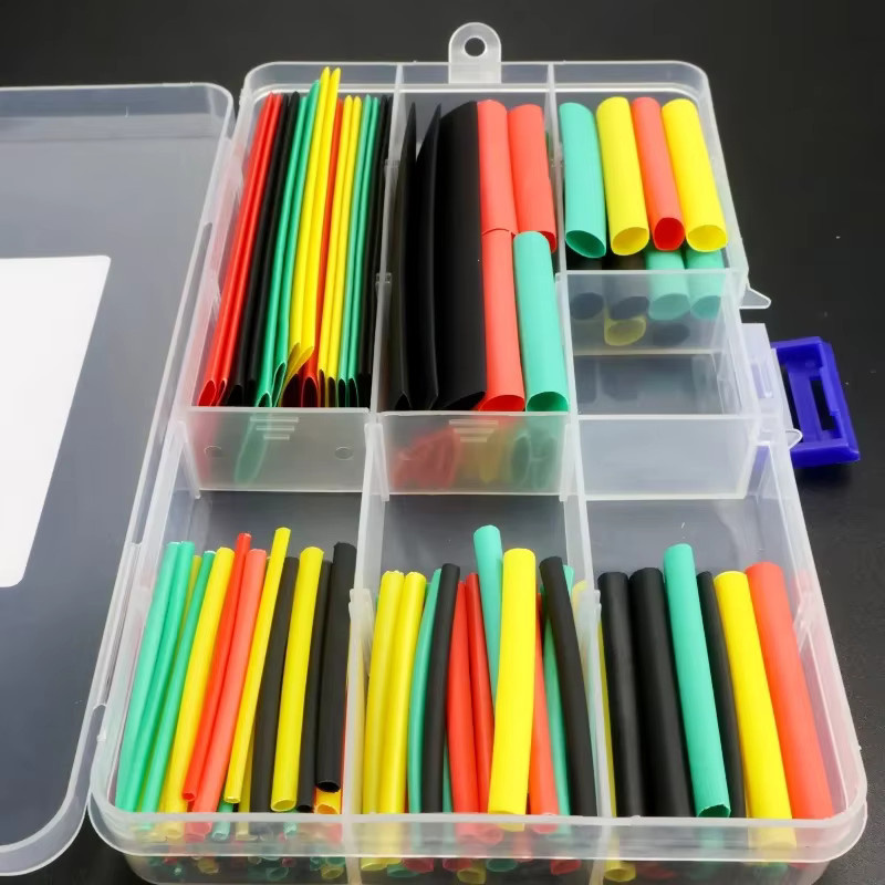 164-teiliges Schrumpfschlauch-Set mit Kabelbindern zur elektrischen Isolierung, 2:1 Schrumpfverhältnis - Bild 3