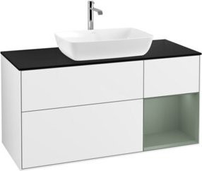 V&B Waschtischunterschrank Finion in Weiß lackiert, Breite: 120 cm, Tiefe: 50,1 cm, Höhe: 50,1 cm - Bild 1