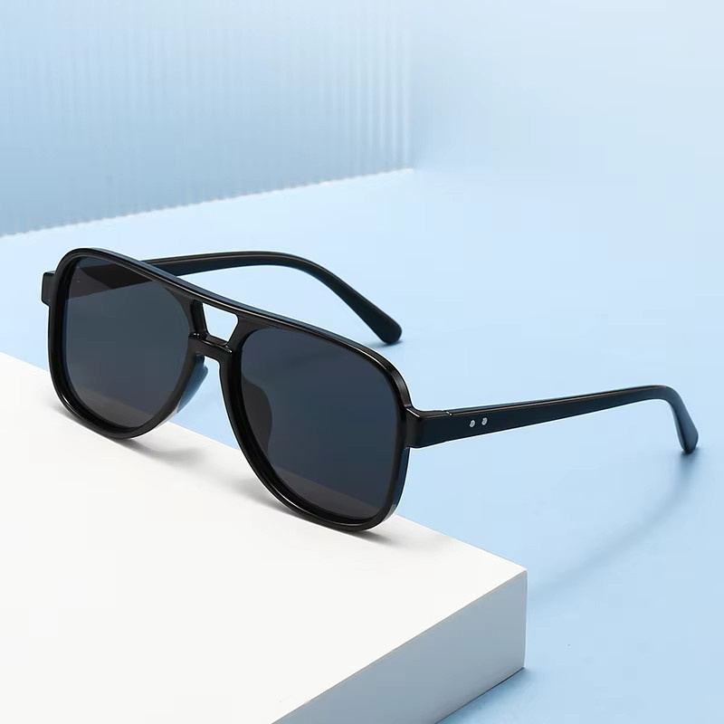 Julyrays Sonnenbrille, quadratisch, Vollrand, Kunststoff, lila, Damen - Bild 2