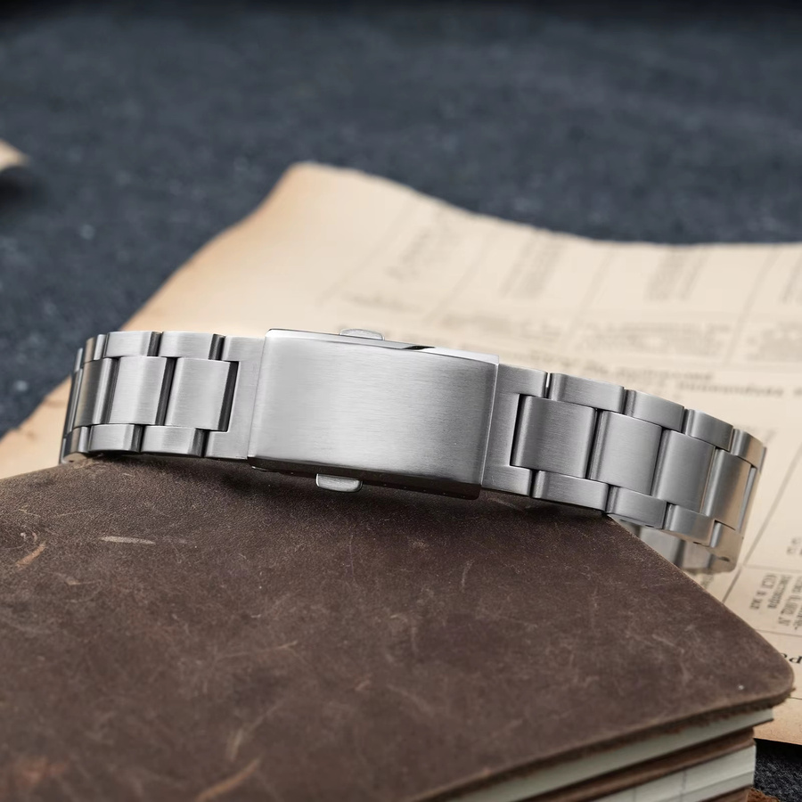 Militado Uhrenarmband Edelstahl, Silber, 20 mm, Unisex - Bild 2