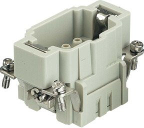 Harting Crimpanschluss Stifteinsatz 09330062602 in Grau aus Kunststoff - Bild 1