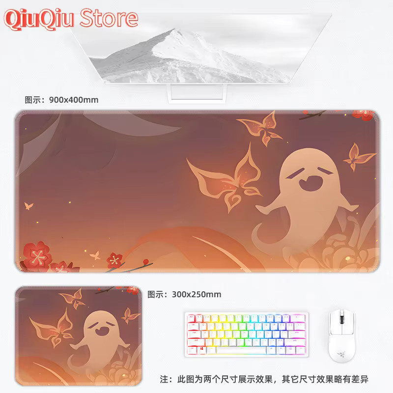 Potdemiel Genshin Impact Postkarte Mauspad in Multicolour für PC und Desktop - Bild 2