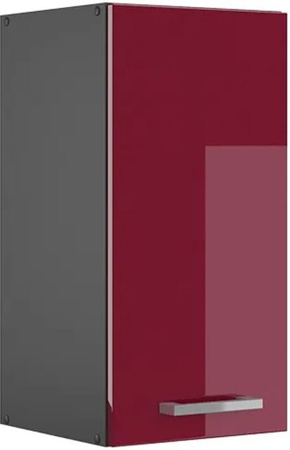 Vicco Hängeschrank R-Line Küchenschrank Hochglanz Bordeaux/Anthrazit Breite: 30 cm - Bild 2