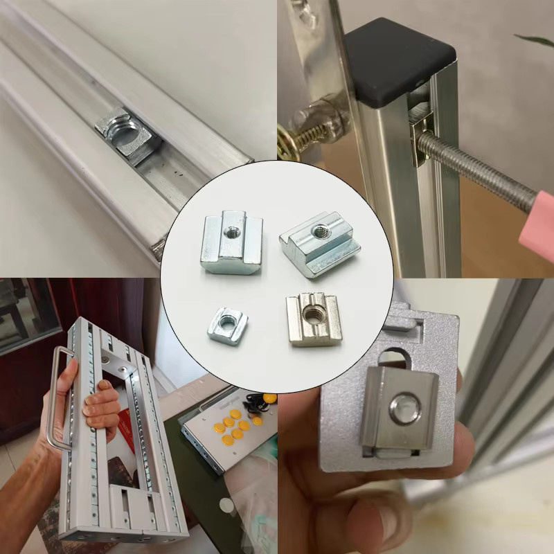 YMAX 200 Schiebemuttern Set für T-Nut Aluminiumprofile 2020 und 3030, Vierkantmuttern für M3 M4 M5 M6 M8 - Bild 2