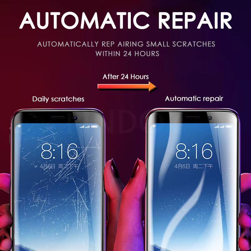 3er Pack Hydrogelfolie Displayschutzfolie für Samsung Galaxy S25 S24 S23 Ultra Plus FE A56 A55 A35 A36 A16 A15 in Transparent - Bild 3