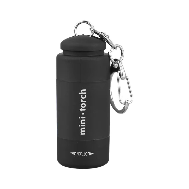 KDULIT Mini-Schlüsselanhänger-Lampe mit LED und USB-Wiederaufladung, wasserdichte multifunktionale Taschenlampe für Outdoor, Wandern und Camping - Bild 5