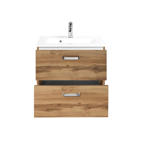 HELD MÖBEL Waschtisch Bologna in Braun und Multicolour, B/H/T: 60 x 54 x 47 cm - Bild 2