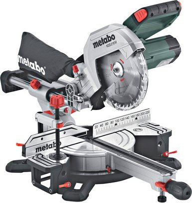 Metabo Kapp- und Gehrungssäge KGS 216 M mit Zugfunktion, Schwarz - Bild 1