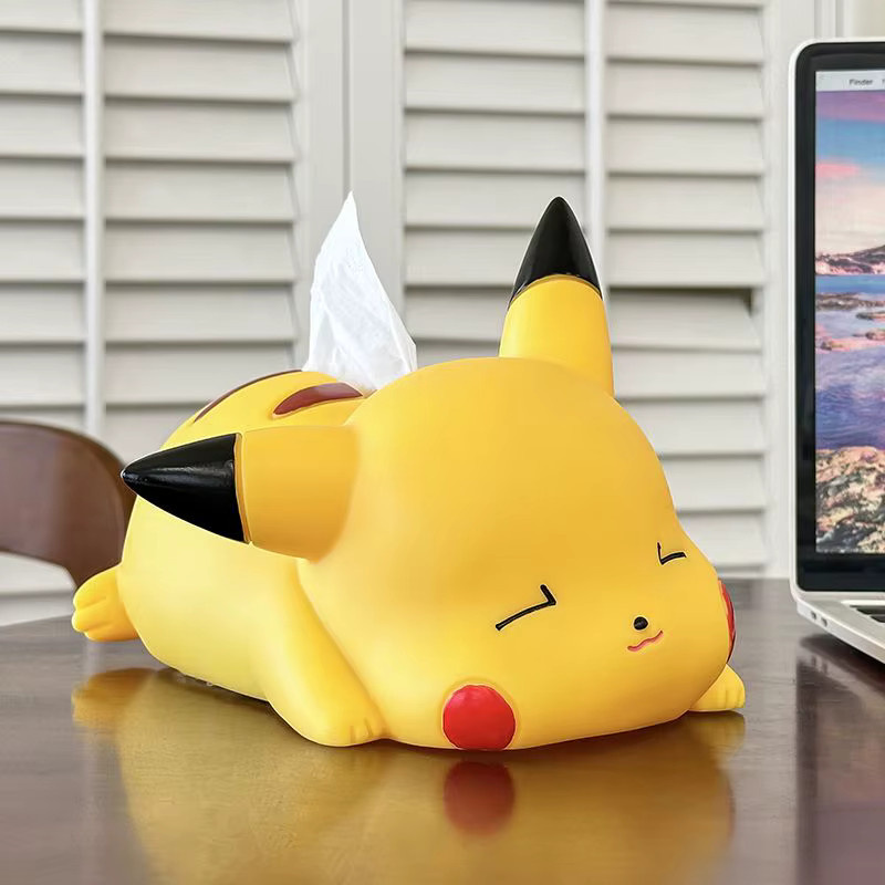 TAKARA TOMY Pikachu Taschentuchbox aus Kunststoff in Gelb - Bild 2
