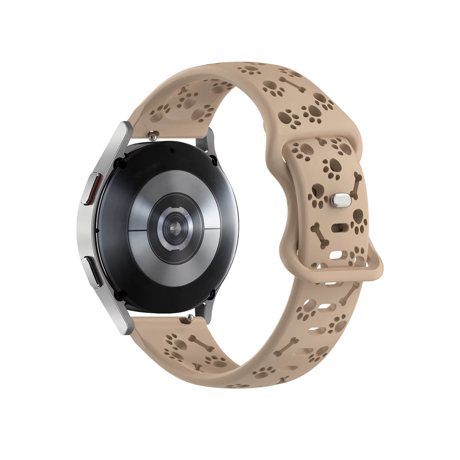 I LOVE LUO Uhrenarmband Silikon, Hundepfoten, Unisex - Bild 2