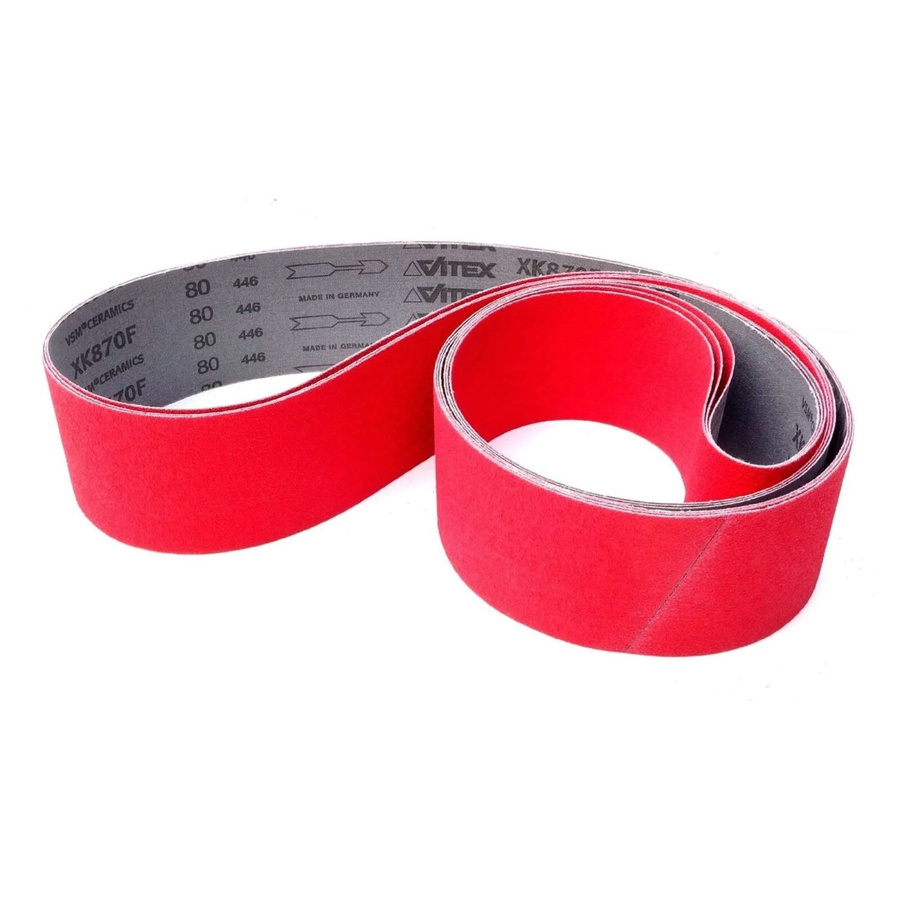 VSM Schleifband Korn 100, 3 Stück, B: 7,5 cm, L: 200 cm - Bild 2