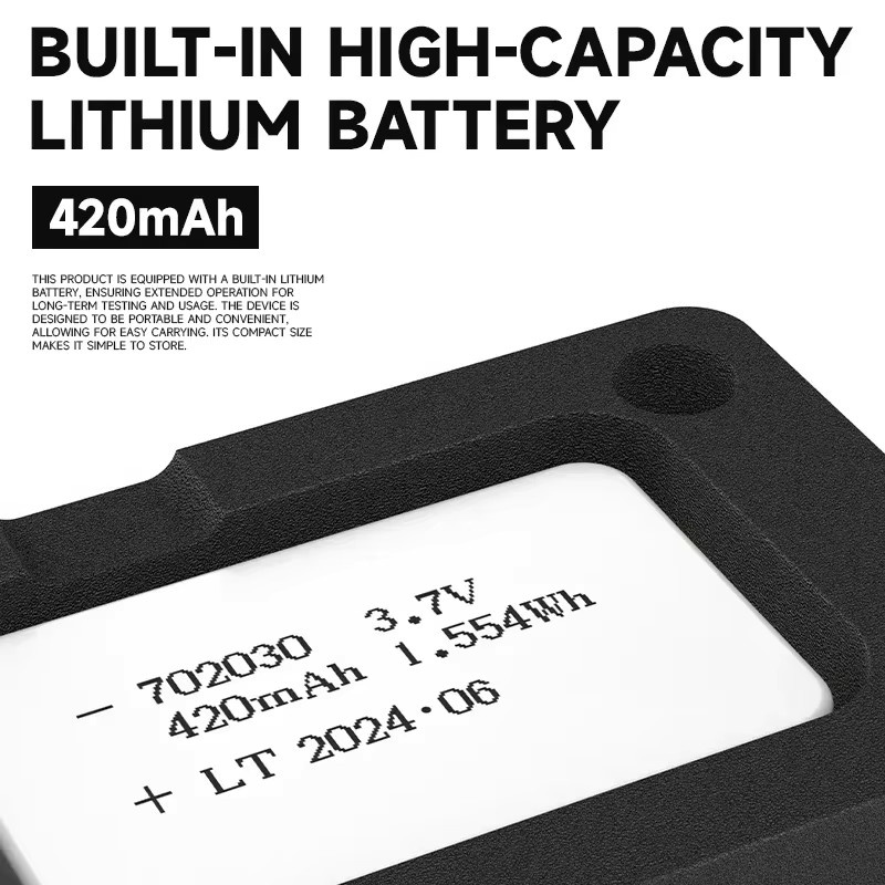 LUOWEI LW-RT01 Heckteinsatz-Tester für Mobiltelefone mit USB-C-Beleuchtungsdock-Anschluss und automatischer Erkennung in Schwarz - Bild 5