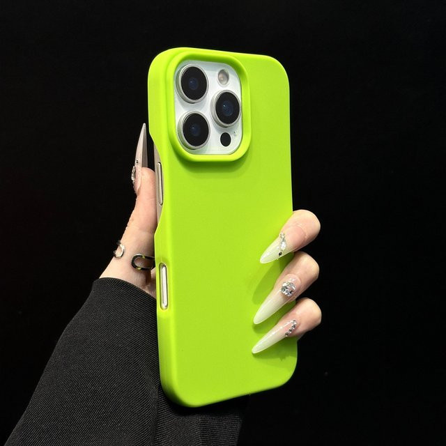 Stoßfeste Flüssigsilikon-Handyhülle für Apple iPhone in Grün - Bild 1