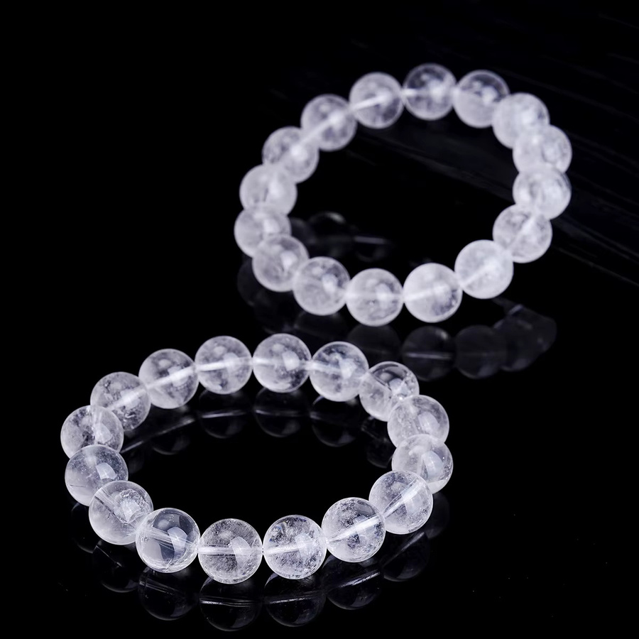 JD Naturstein Armband, Weiß, Kristall, Unisex - Bild 4