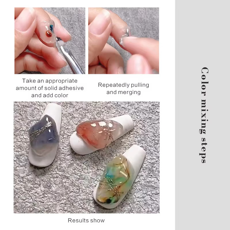 SAUA Nagelklebegel, 15g, Festes Verlängerungs- und Skulpturgel - Bild 5