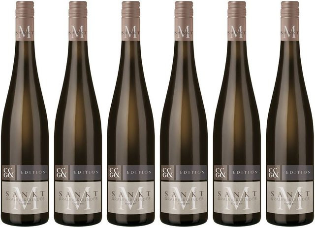 Cleebron Sankt M. Grauburgunder Qualitätswein trocken 6 x 0,75 l - Bild 1