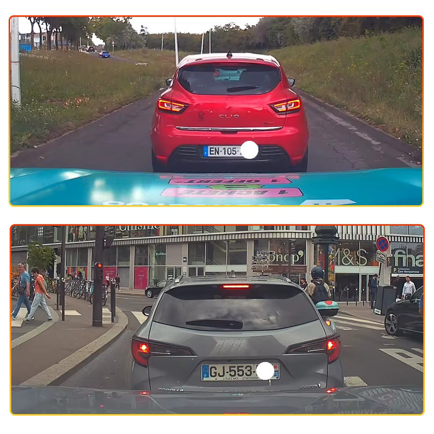 CARBAOHUI 4K Dash Cam im OEM-Stil für Peugeot 308 (2021-2024) und Citroen C5 X (2022-2023), Dash Kamera mit WiFi und App-Steuerung, Schwarz - Bild 5