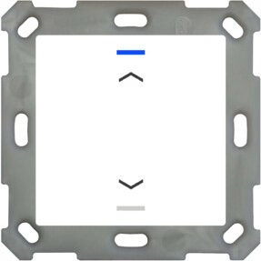 MDT technologies Taster Light 55 1-fach RGBW LED Wandtaster in Weiß/Glas, neutral BE-TAL5501.A1 - Bild 1