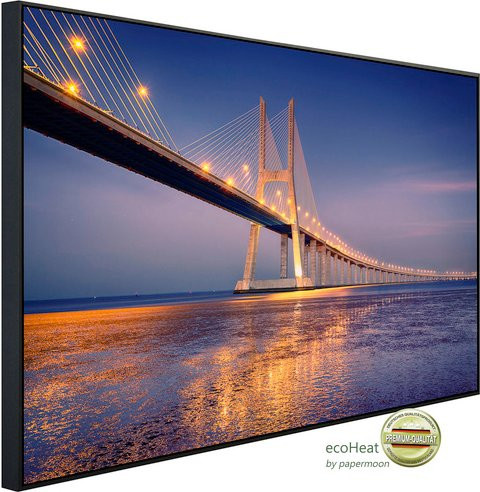 papermoon EcoHeat Brücke Infrarotheizung mit Matt-Effekt in Bunt, App-Steuerung und Überhitzungsschutz, B/H/T: 350 x 60 x 50 cm - Bild 1