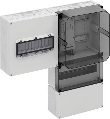 Spelsberg Zählerschrank ZVi 6060-eHZ in Weiß mit transparentem Aufbau - Bild 1