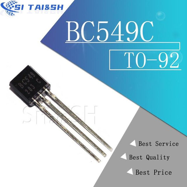 100 Stück Si Tai&SH Transistoren BC639 BC640 BC546B BC547B BC548B BC556B BC557B BC558B BC559B BC546 BC547 BC548 BC556 BC549C BC549B BC547C BC560C BC560B in Schwarz - Bild 1