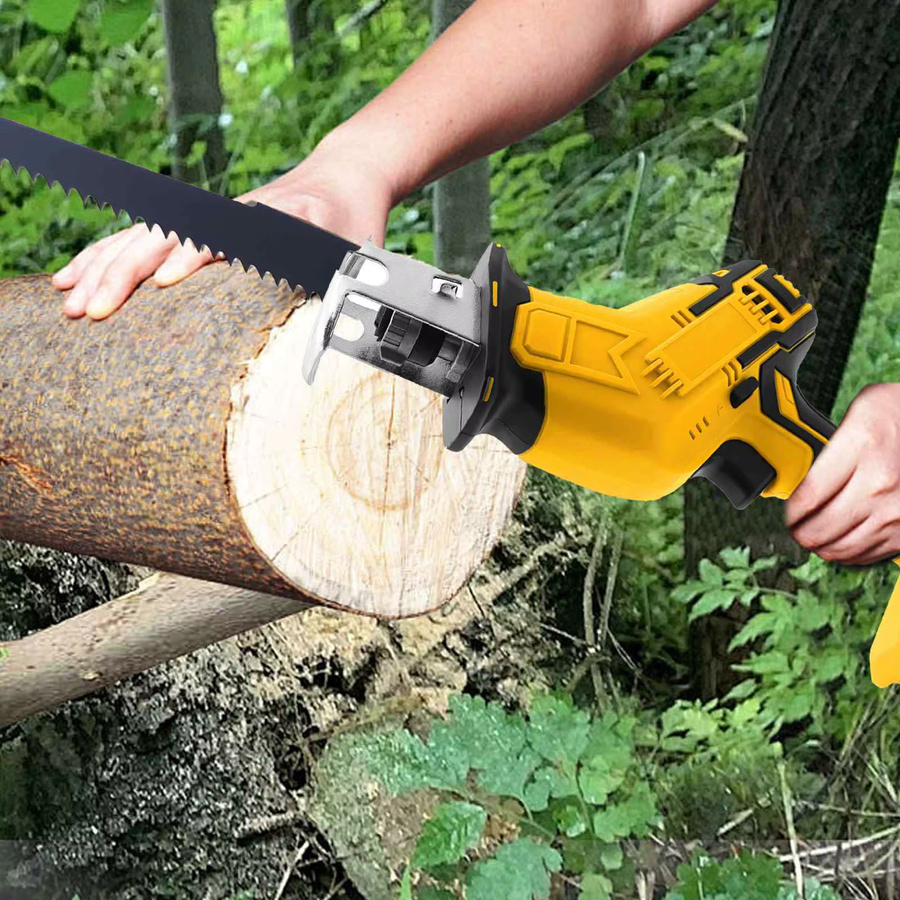 DeWalt Akku-Säbelsäge mit variabler Geschwindigkeit in Gelb für Holz und PVC, 20 V - Bild 3