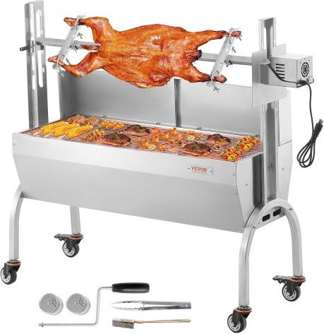 VEVOR Grillspieß-Rotiesserie für BBQ und Braten mit 52W Leistung, 89,8 kg Tragkraft - Bild 1