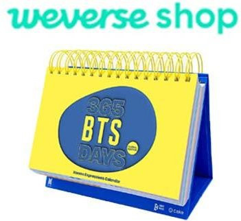 BTS 365 DAYS Kalender von WEVERSE Shop in Gelb - Bild 1
