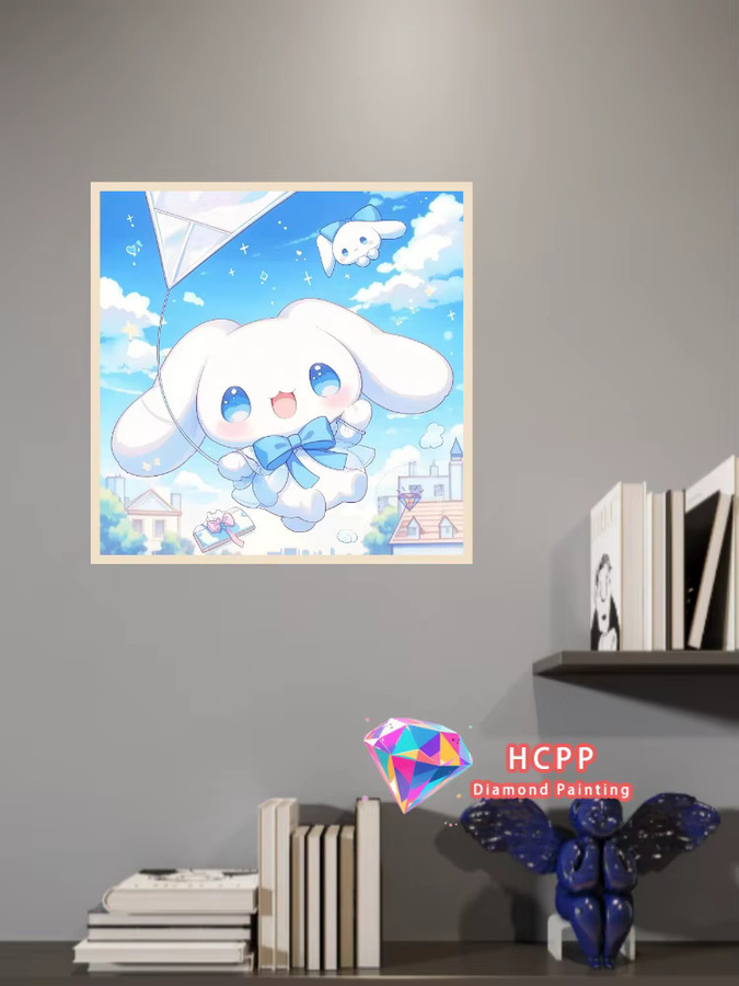 TOPTOY Cinnamoroll Diamant-Malerei-Set, Mosaik, bunt, rund - Bild 2