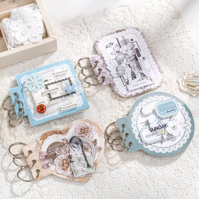 JIANQI 15 Stück Vintage Bastelpapier Set für Junk Journal, Planer und Scrapbooking in Multicolour - Bild 1