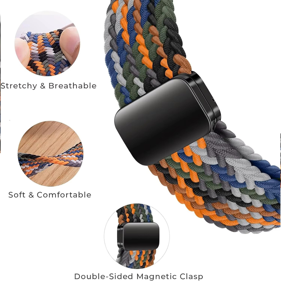 RWBANDS Uhrenarmband Nylon, geflochten, Bunt, Unisex - Bild 3