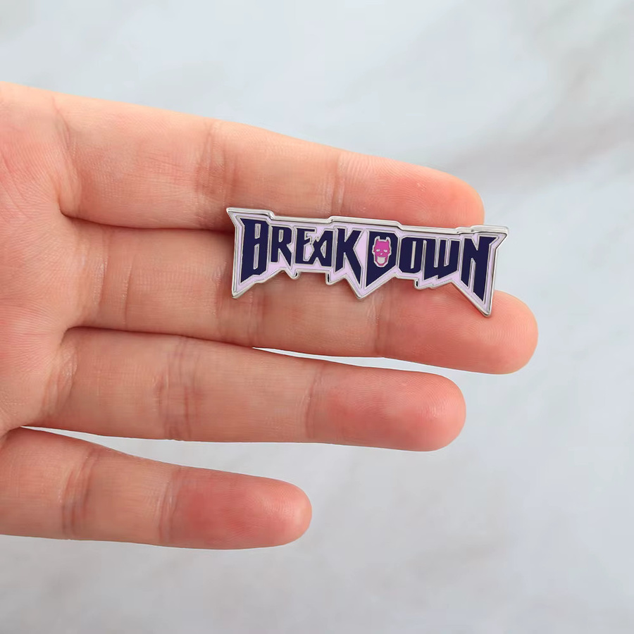 Brosche Jojo Bizarre Adventure Theme Song Break Down Emaille, Unisex - Bild 3