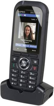 AGFEO DECT 70 IP Schnurloses Erweiterungshandgerät in Schwarz mit Wi-Fi - Bild 1