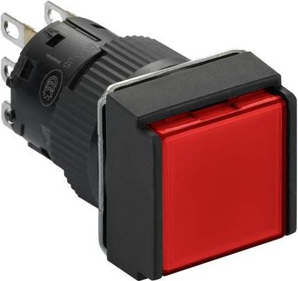 Schneider Electric XB6ECW4B1P Leuchtdrucktaster rot Ø 16 mm ohne Rastung 24 V 1Ö 5er Pack - Bild 1