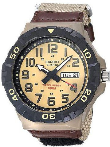 Casio Armbanduhr, Quarz, Nylonarmband, Gelb, Herren - Bild 1