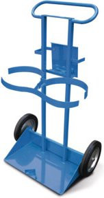 Schweißkraft Universal-Flaschenwagen für 2 Flaschen à 10-20 l in Blau - Bild 1