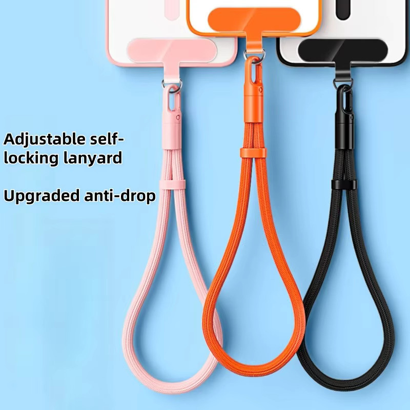 Verstellbares Handy-Lanyard in Beige als Anti-Fall-Handy-Seil und Anti-Verlust-Lanyard für Outdoor-Aktivitäten - Bild 3