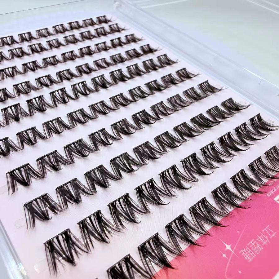 lonzunin Falsche Wimpern, künstlicher Nerz, Black, Unisex - Bild 3