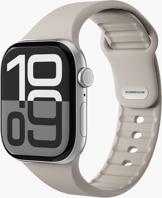 Vonmählen Uhrenarmband Silikon, Weiß, Unisex, Apple Watch 40 / 41 / 42 mm - Bild 1