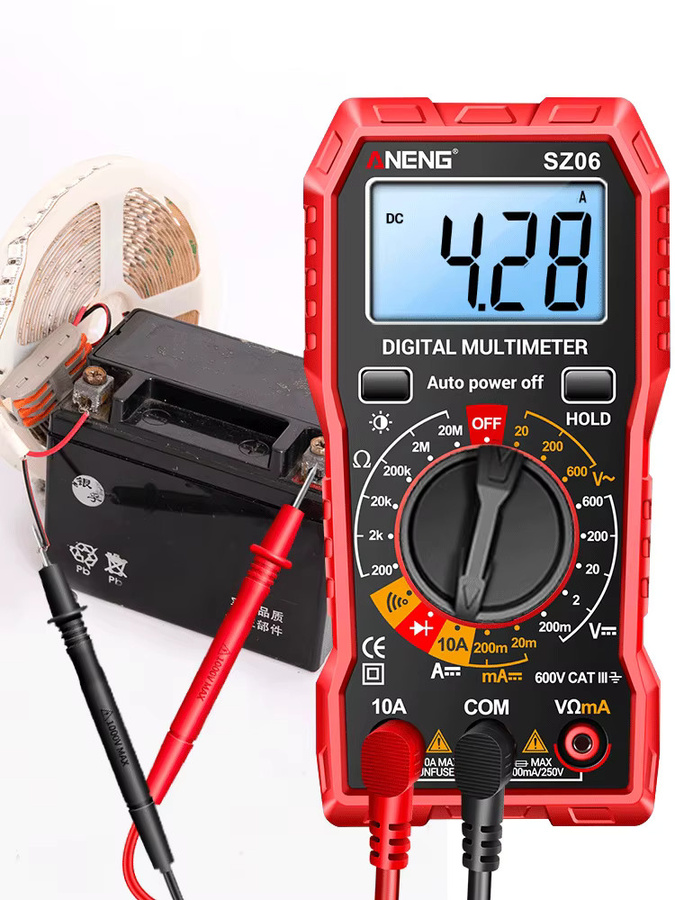 ANENG SZ06 Professionelles Digitalmultimeter mit AC/DC Spannungsmessung, DC-Strommessung und Datenspeicherung - Bild 5