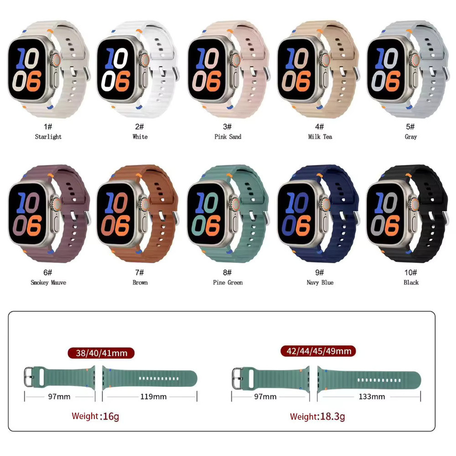 DLIBAND Uhrenarmband Silikon, Bunt, Unisex - Bild 2