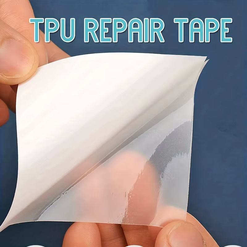 5er-Set selbstklebende TPU Reparatur-Patches transparent für Zelt und Jacke - Bild 2
