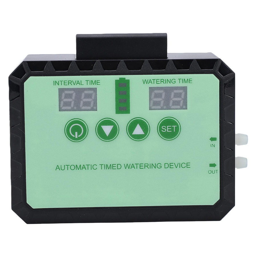 KaiSai Solar Automatisches Tropfbewässerungssystem mit Timer für Garten und Pflanzen Innen und Außen inklusive Düsen und Regenwassersammler Kit - Bild 7
