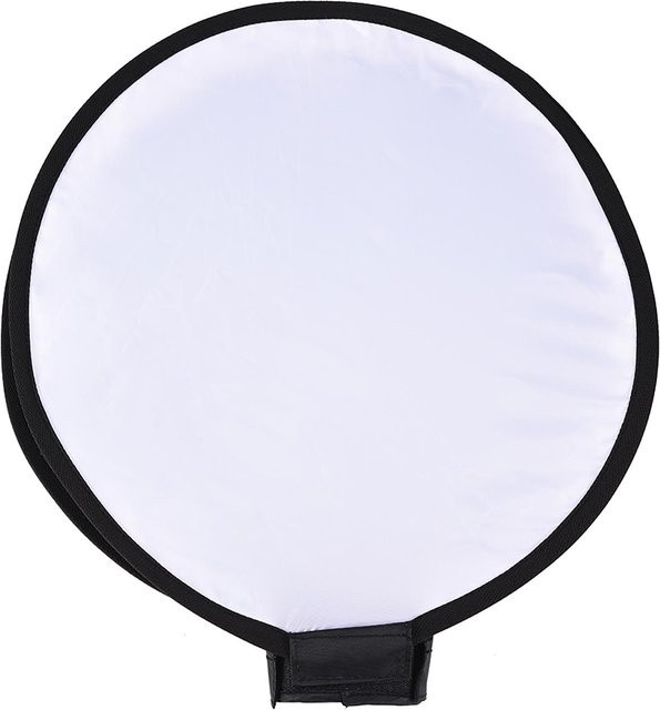 ZuiyouPet1 Tragbare runde Beauty Dish Blitz Diffusor Softbox in Silber und Weiß, Durchmesser: 30 cm - Bild 1