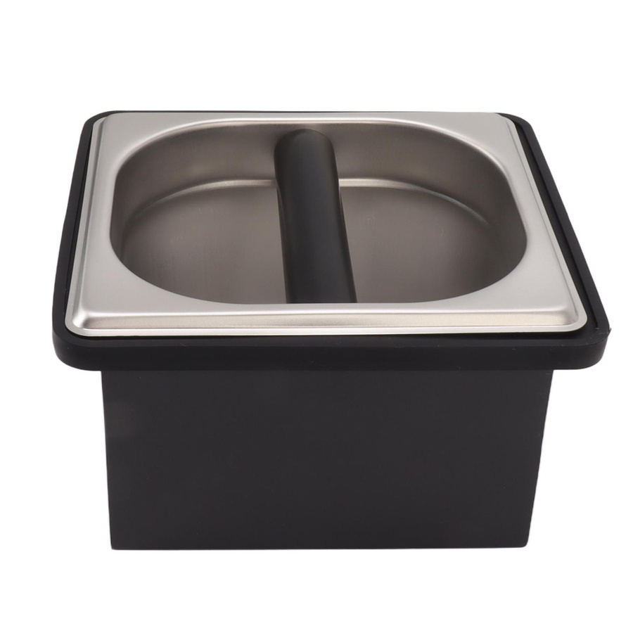 TOMTOP JMS Kaffee-Knockbox aus Edelstahl mit abnehmbarem Bodenbehälter in Silber - Bild 5
