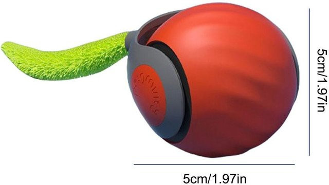 Speedy Tail 2.0, intelligenter interaktiver Katzenspielzeugball, zwei Geschwindigkeitseinstellungen, automatisch beweglicher Katzenspielzeugball - Bild 1