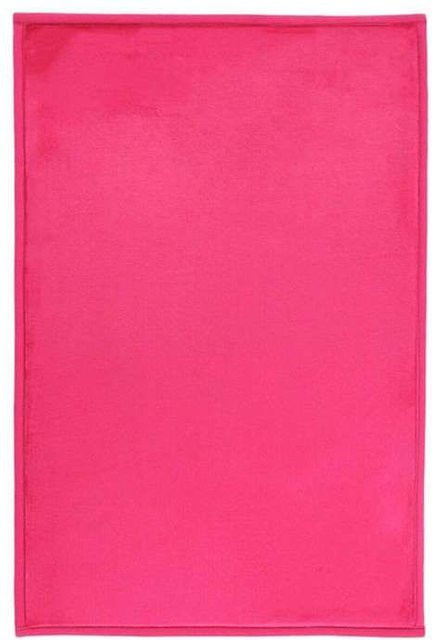 The Deco Factory Teppich mit extra weichem Samt-Look in Fuchsia, B/H: 60 x 90 cm - Bild 1