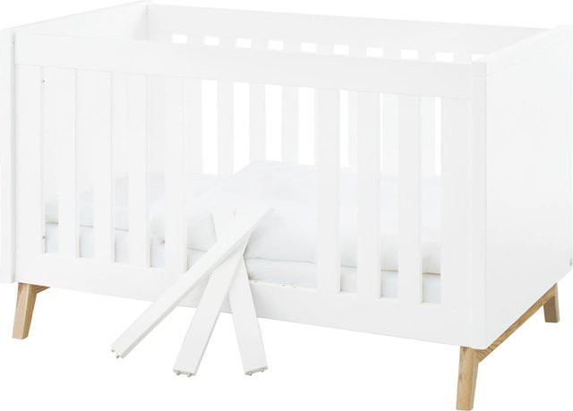 Pinolino Babyzimmer Riva 3-teiliges Set aus Esche in Weiß im nordischen Look - Bild 1
