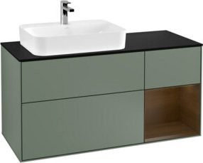 V&B Waschtischunterschrank Finion in Lackoptik, Breite: 120 cm, Tiefe: 50,1 cm, Höhe: 50,1 cm - Bild 1